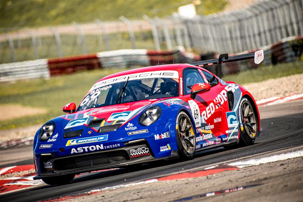 Gustav Krogh inden Carrera Cup-premiere: Der skal høstes podiepladser.
(Foto: Mtech Competition)
